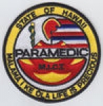 State of Hawaii HI PARAMEDIC M.I.C.I. patch